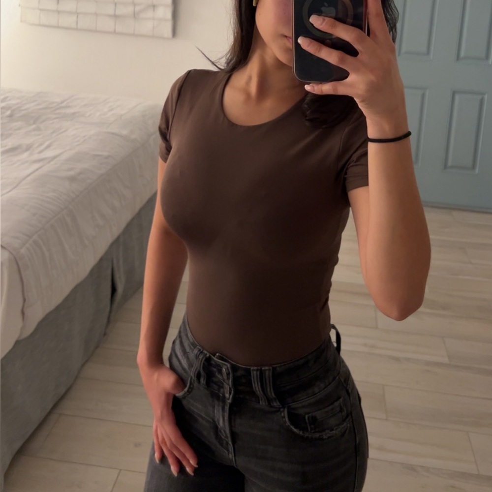 Brown Bodysuit